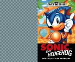 Free download Sonic 1 USA Manual free photo or picture to be edited with GIMP online image editor