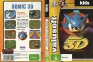 Free download Sonic 3D: Flickies Island Valusoft Cover free photo or picture to be edited with GIMP online image editor