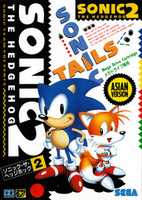 Free download Sonic The Hedgehog 2 ( SEGA, 1992) Chinese Mega Drive Cover Art free photo or picture to be edited with GIMP online image editor