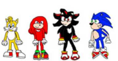 Free download Sonic The Hedgehog, Shadow The Hedgehog, Miles  Tails Prower And Knuckles The Echidna free photo or picture to be edited with GIMP online image editor