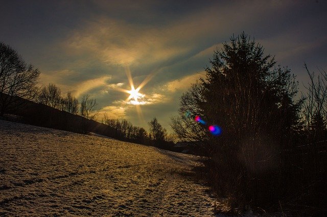 Free download Sonnenstern Winter Wintry free photo template to be edited with GIMP online image editor