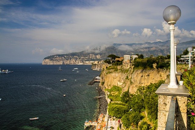 Bezpłatne pobieranie Sorrento Costa Sea - darmowe zdjęcie lub obraz do edycji za pomocą internetowego edytora obrazów GIMP