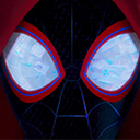 Space eyes | SPIDER MAN INTO THE SPIDER VERSE  screen for extension Chrome web store in OffiDocs Chromium