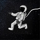 Spaceman Theme  screen for extension Chrome web store in OffiDocs Chromium