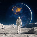 Spaceman Walking Home  screen for extension Chrome web store in OffiDocs Chromium