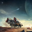 Spaceship in Starfield  screen for extension Chrome web store in OffiDocs Chromium