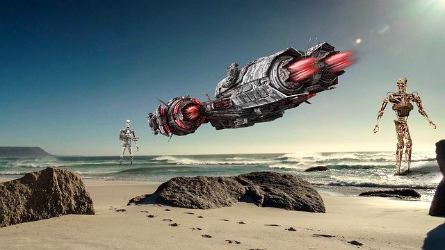 Free download Space Ship Spaceship Planet -  free illustration to be edited with GIMP free online image editor