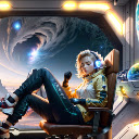 Space Vibes  screen for extension Chrome web store in OffiDocs Chromium
