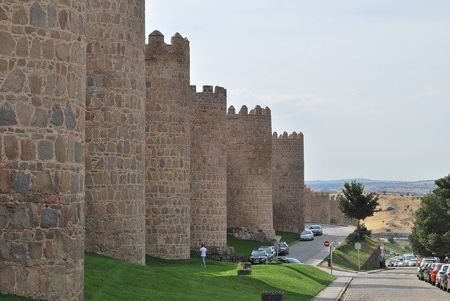 Free download Spain City Wall Architecture free photo template to be edited with GIMP online image editor