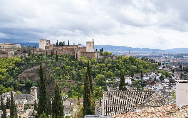 Free download Spain Granada Fortress -  free photo or picture to be edited with GIMP online image editor