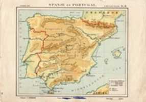 Free download Spanje en Portugal No.15 - R. Bos - Tweede tekenatlas - Achttiende Druk free photo or picture to be edited with GIMP online image editor