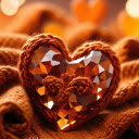 Sparkling heart  screen for extension Chrome web store in OffiDocs Chromium