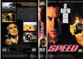 Free download Speed 1995 VHS Cover Art free photo or picture to be edited with GIMP online image editor