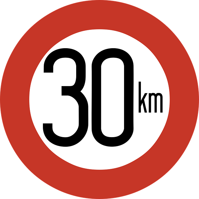Free download Speed Limit Sign 30 Km Thirty - Free vector graphic on Pixabay free illustration to be edited with GIMP free online image editor