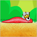 Speedy Worm: Hyper Dash Game  screen for extension Chrome web store in OffiDocs Chromium