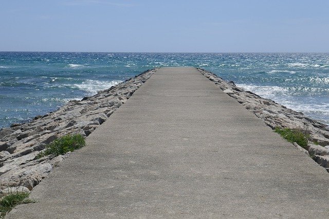 Free download Sperlonga Sea Pedestrian Path -  free photo or picture to be edited with GIMP online image editor
