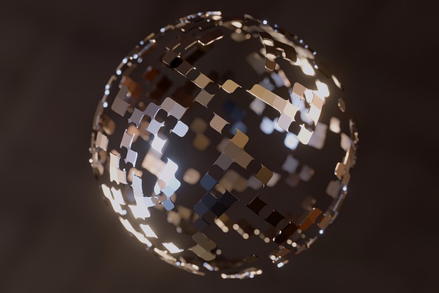 Free download sphere abstract render wallpaper free picture to be edited with GIMP free online image editor