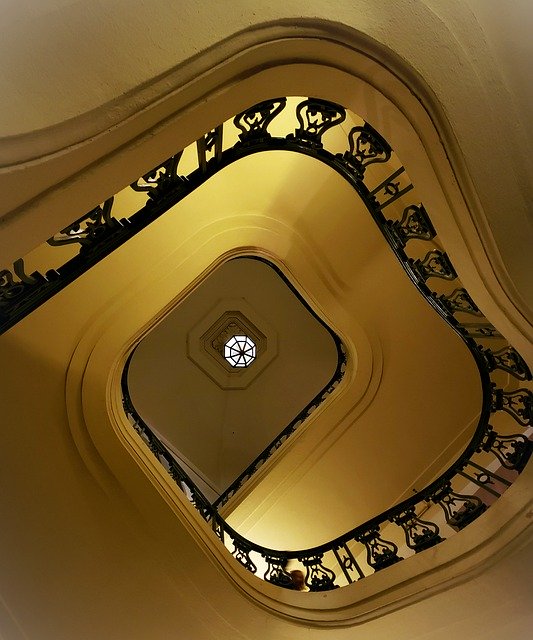 Free picture Spiral Staircase Grand Pasadena -  to be edited by GIMP free image editor by OffiDocs