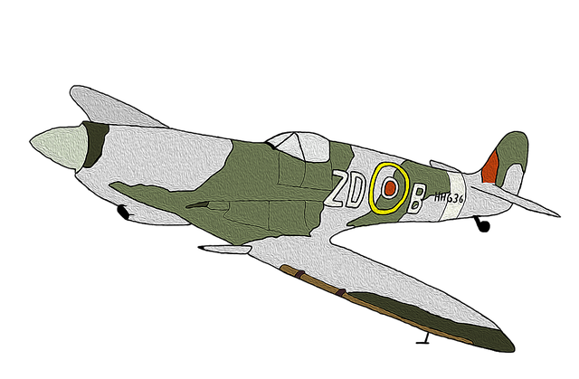Free download Spitfire Plane Ww2 -  free illustration to be edited with GIMP free online image editor