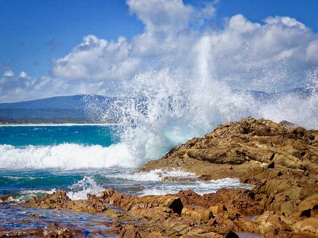 Download grátis Splash Wave Beach - foto ou imagem grátis para ser editada com o editor de imagens online GIMP