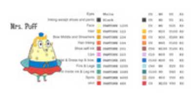 Free download SpongeBob - Mrs. Puff model sheets free photo or picture to be edited with GIMP online image editor