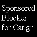 Sponsored Blocker for Car.gr  screen for extension Chrome web store in OffiDocs Chromium