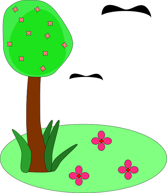 무료 다운로드 봄 녹색 나무 - Pixabay의 무료 벡터 그래픽 김프로 편집할 수 있는 무료 온라인 이미지 편집기
