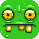 Square Meal Game Navigate levels by dodging monsters and eating meat!  screen for extension Chrome web store in OffiDocs Chromium