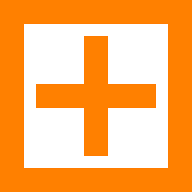 Kostenloser Download Square Plus Orange - Kostenlose Vektorgrafik auf Pixabay, kostenlose Illustration zur Bearbeitung mit GIMP, kostenloser Online-Bildeditor