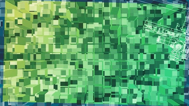 Free download Squares Techno Tile -  free illustration to be edited with GIMP free online image editor