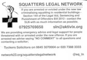 Free download Squatters Legal Network Leaflet free photo or picture to be edited with GIMP online image editor