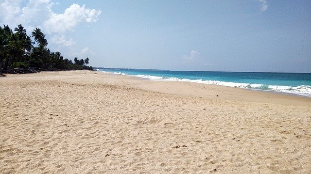 Libreng pag-download ng Sri Lanka Beautiful White Beach - libreng larawan o larawan na ie-edit gamit ang GIMP online na editor ng imahe