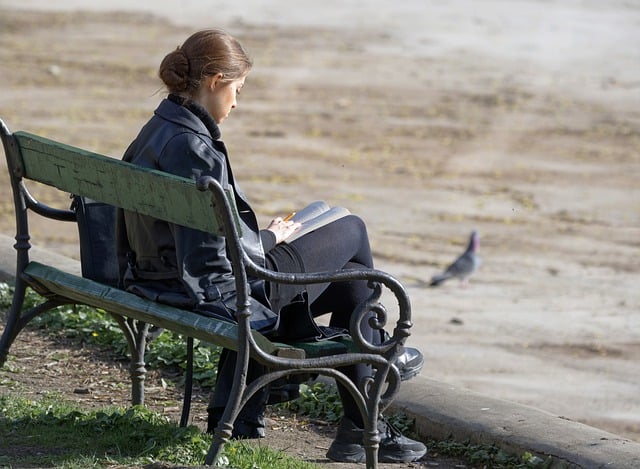 Free download staff girlie casual reading book free picture to be edited with GIMP free online image editor