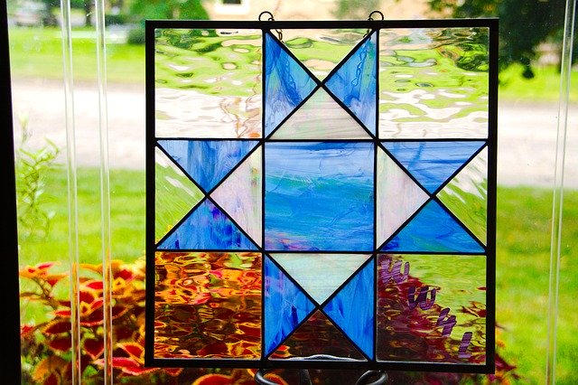 Unduh gratis Stained Glass Barn Quilt - foto atau gambar gratis untuk diedit dengan editor gambar online GIMP