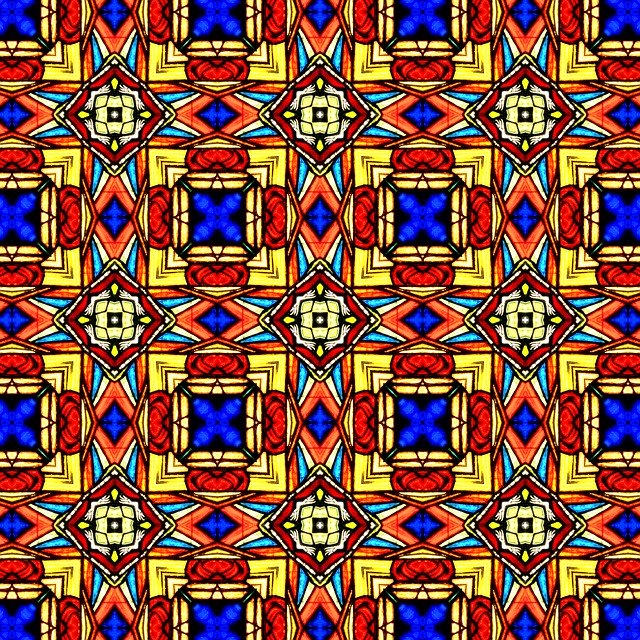 Free download Stained Glass Pattern Texture -  free illustration to be edited with GIMP free online image editor