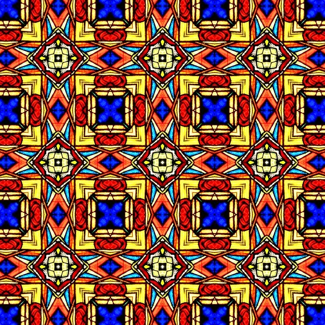 Free download Stained Glass Pattern Texture -  free illustration to be edited with GIMP free online image editor