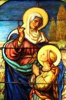 Free download Stained Glass Window of the Virgin Mary free photo or picture to be edited with GIMP online image editor