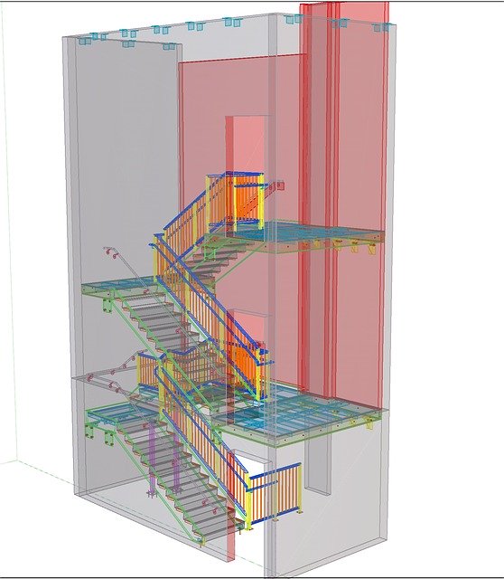 Free download Staircase Stairs Stairwell -  free illustration to be edited with GIMP free online image editor