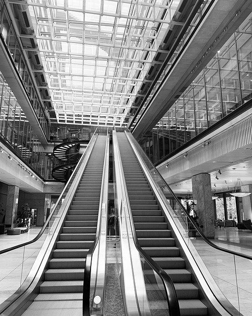 Free download Stairs Escalators Structure -  free photo or picture to be edited with GIMP online image editor