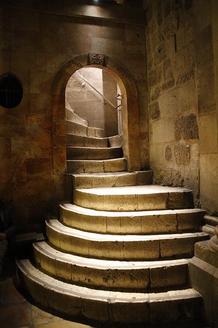 Muat turun percuma Stairs Golgotha ​​Basilica Of The - foto atau gambar percuma untuk diedit dengan editor imej dalam talian GIMP