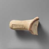 Free picture Stamped terracotta amphora handle to be edited by GIMP online free image editor by OffiDocs
