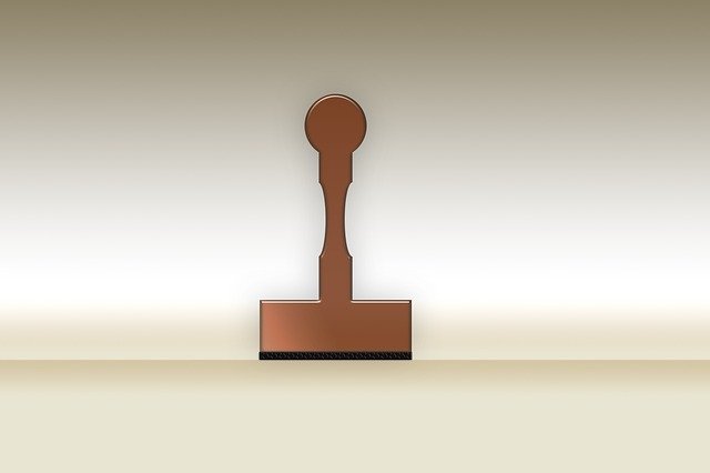 Free download Stamp Office Wood -  free illustration to be edited with GIMP free online image editor