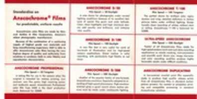 Free download Standardize on Anscochrome Films free photo or picture to be edited with GIMP online image editor