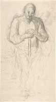 Free download Standing Figure of a Man with a Staff free photo or picture to be edited with GIMP online image editor