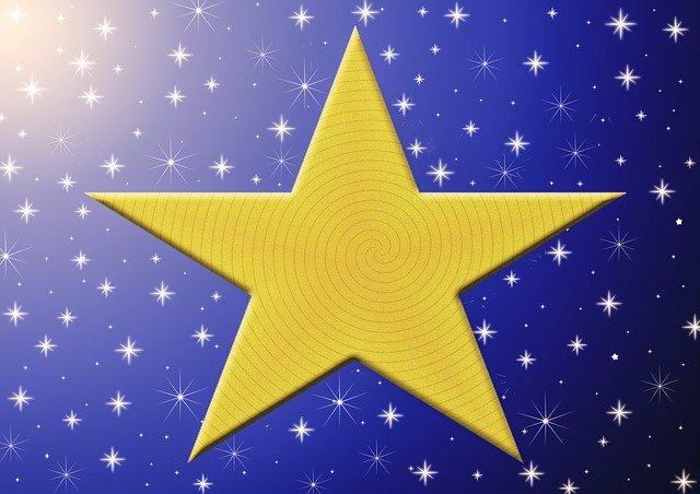 Free download Star Bright Space Greeting -  free illustration to be edited with GIMP free online image editor