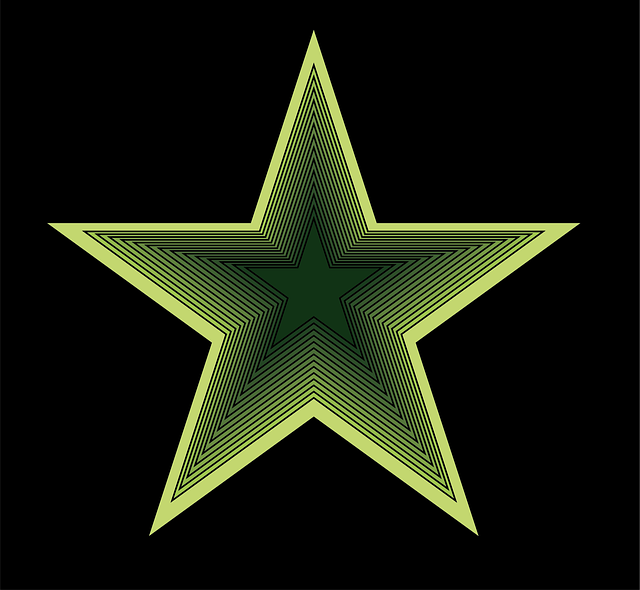Free download Star Depth Geometry -  free illustration to be edited with GIMP free online image editor