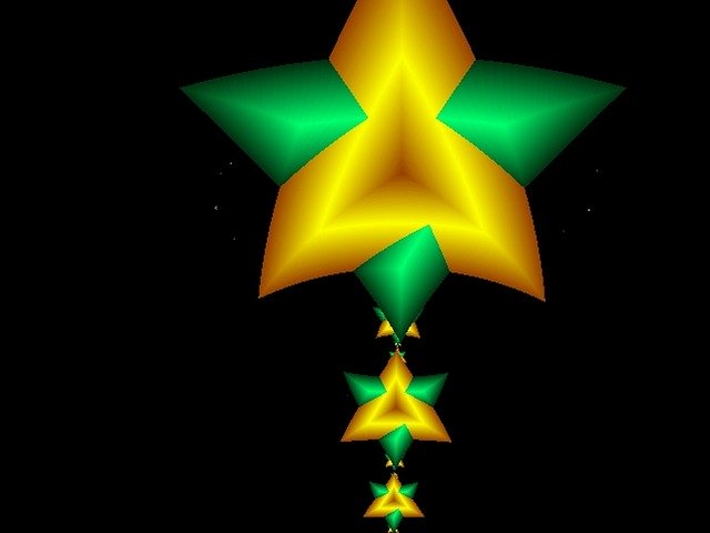 Free download Star Fractal Design -  free illustration to be edited with GIMP free online image editor