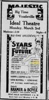 Unduh gratis Stars of the Future Ad 1924 foto atau gambar gratis untuk diedit dengan editor gambar online GIMP