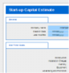 Muat turun percuma Anggaran Modal Permulaan templat Microsoft Word, Excel atau Powerpoint percuma untuk diedit dengan LibreOffice dalam talian atau OpenOffice Desktop dalam talian