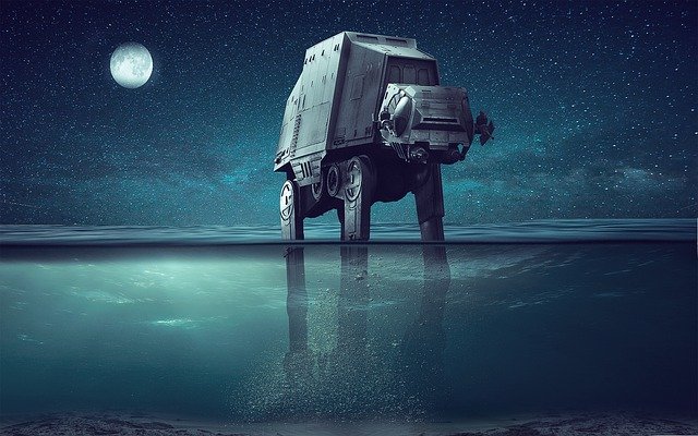 Free download star wars at at space sci fi free picture to be edited with GIMP free online image editor